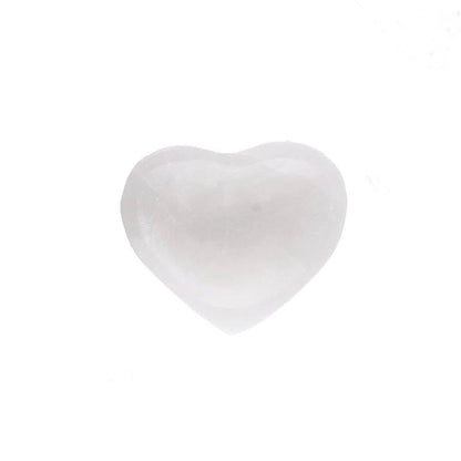 Small Selenite Heart Bowl.- Purification