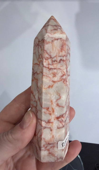 Red Vein Jasper Crystal Tower – 13.4cm | 314g C