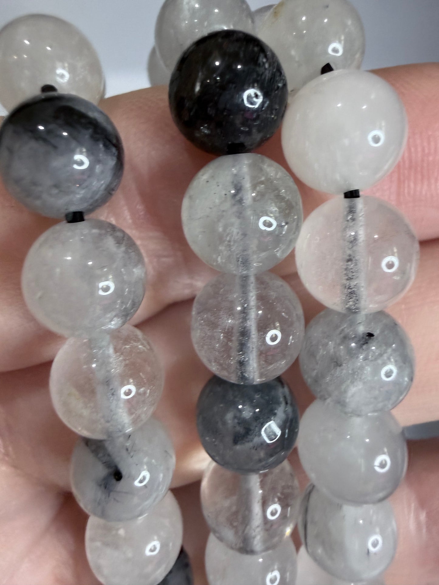 8mm Tourmalinated Quartz Bracelet

Protection • Grounding • Energy Balance