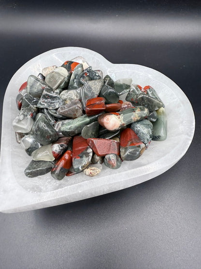 African Blood Stone Tumbles 50gm