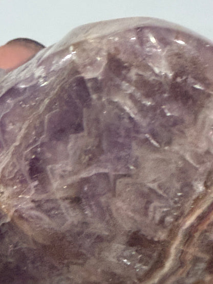 Amethyst & Agate heart J