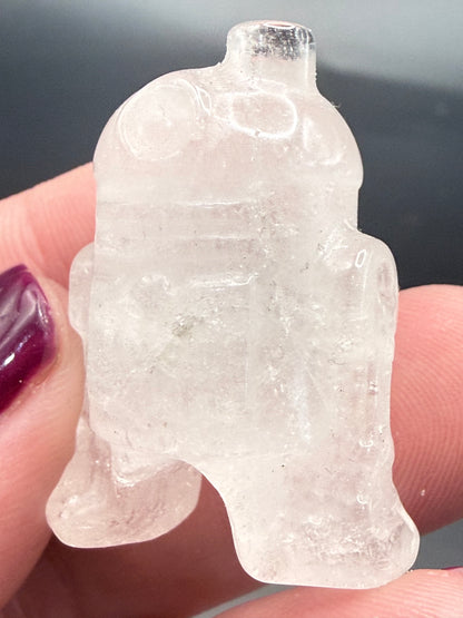 🤖 Crystal R2-D2 Carvings – Galactic Guardians of Energy