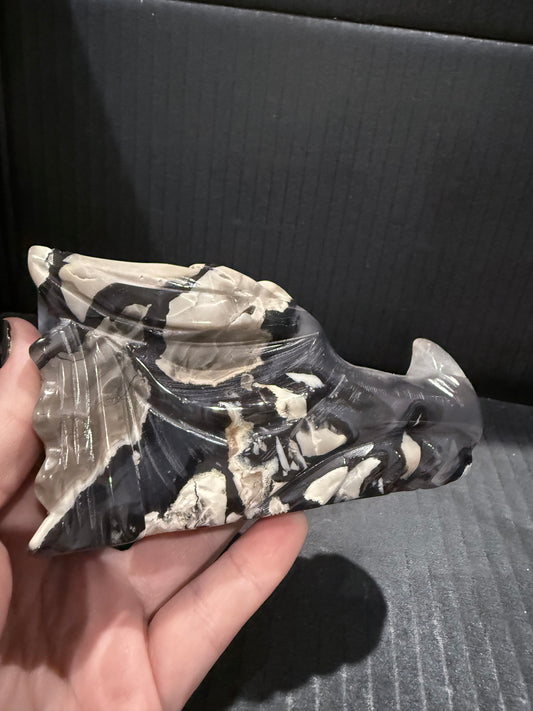 Volcano Agate Dragon Head