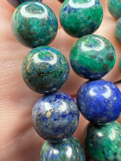 Azurite Lapis Lazuli Bracelet 8mm
