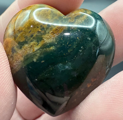 Ocean Jasper Heart – 3 cm