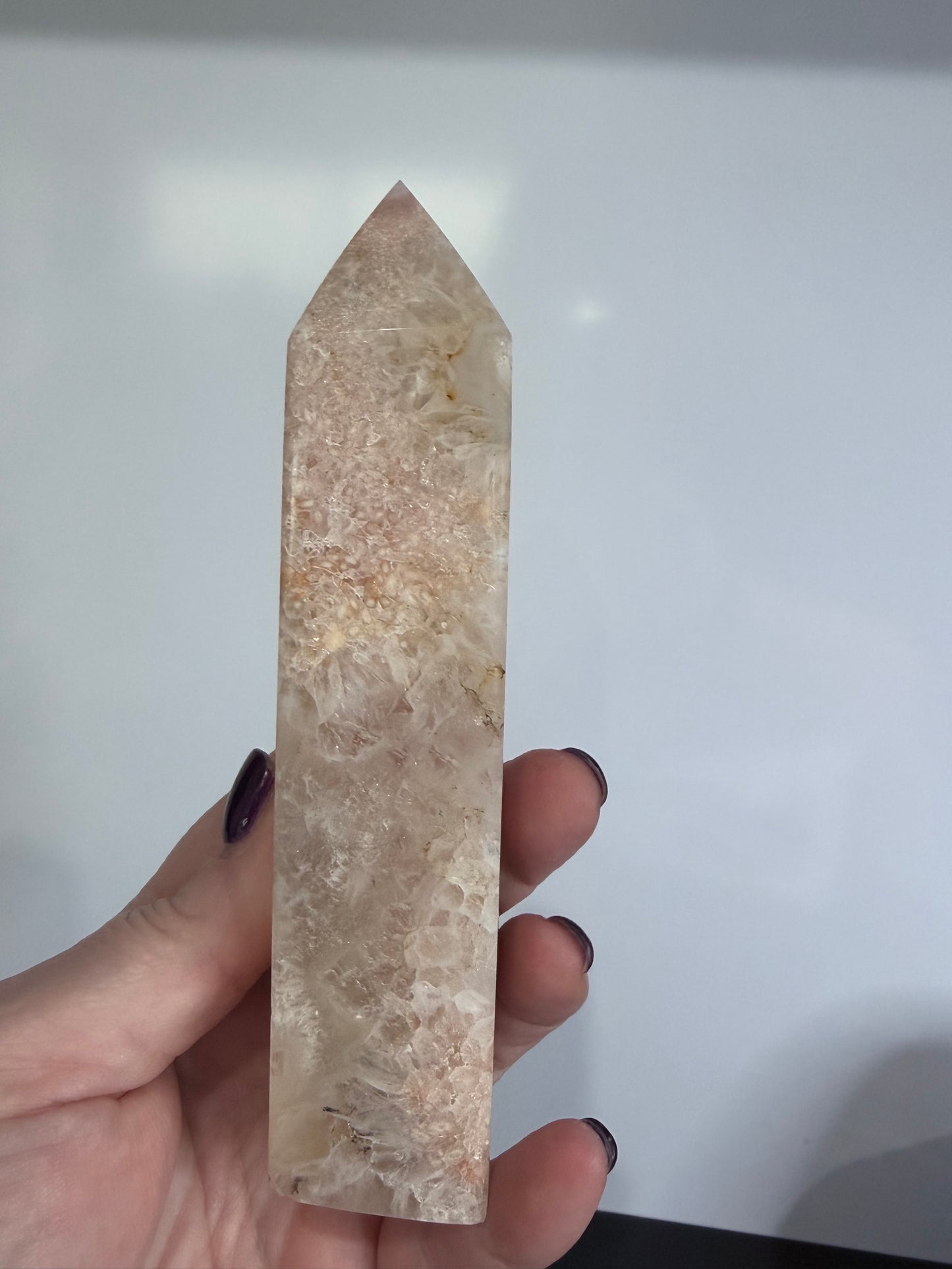 Pink Amethyst Quartz-Rich Tower 14.2cm 300g