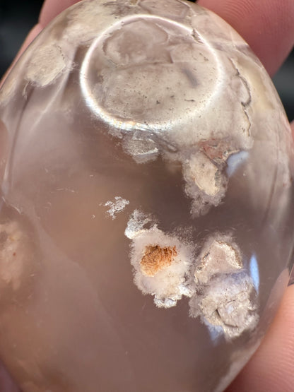 Flower Agate Palm Stone-Large size