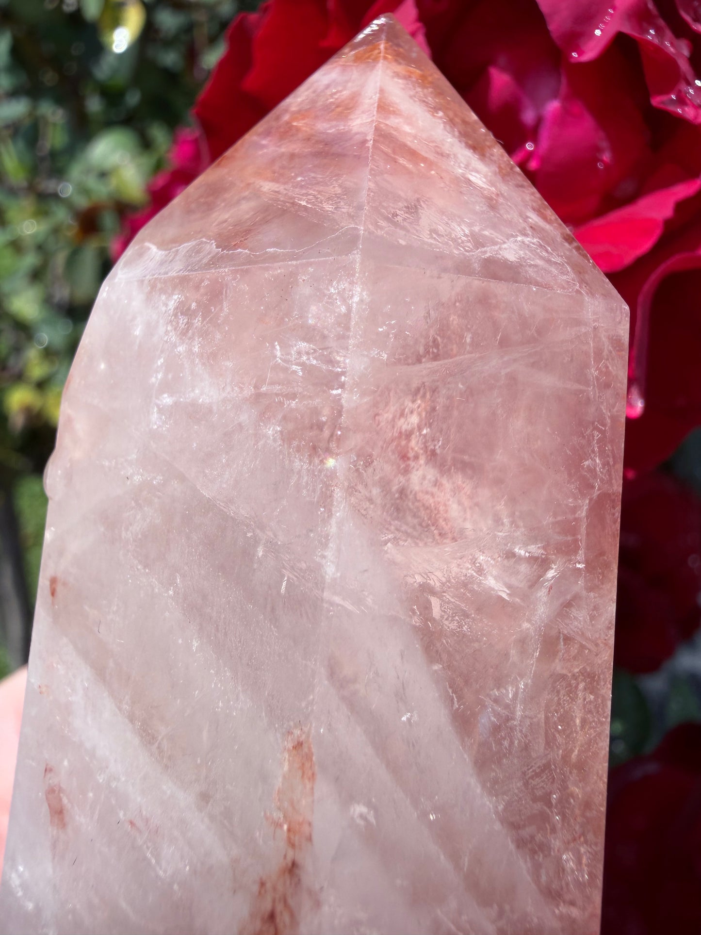 Fire Quartz Tower – 12.6cm | 340g