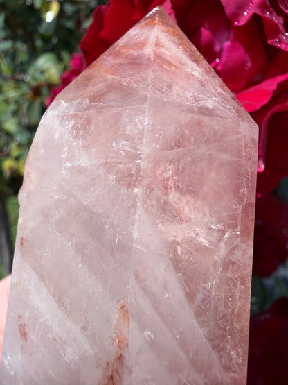 Fire Quartz Tower – 12.6cm | 340g