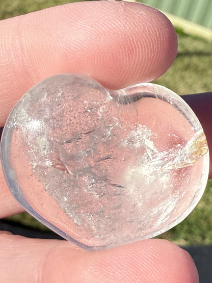 Clear Quartz Heart – 3cm (Intuitively Chosen)