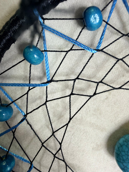 Blue Howlite Dreamcatcher – 55 × 16cm