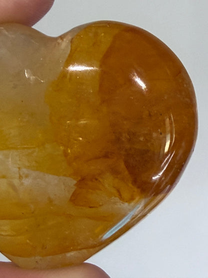 Golden Healer Quartz Heart A - 5cm