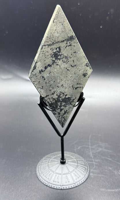 Pyrite Rhombus on Stand - Crystal wonderland By Lisa