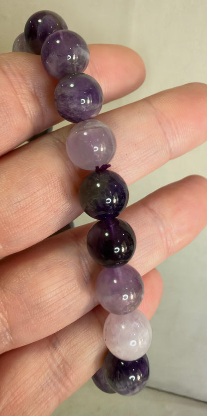 10mm Amethyst Bracelet