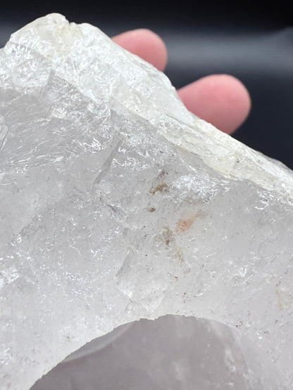 Clear Quartz Raw Candle Holder