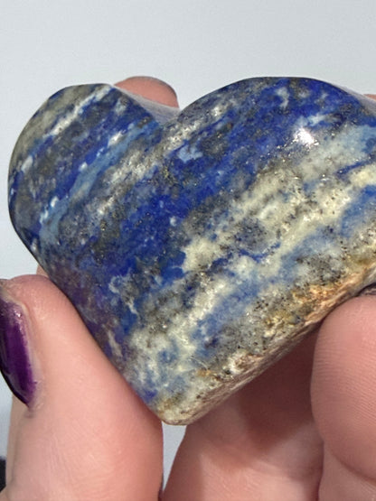 Lapis Lazuli Self-Standing Heart C