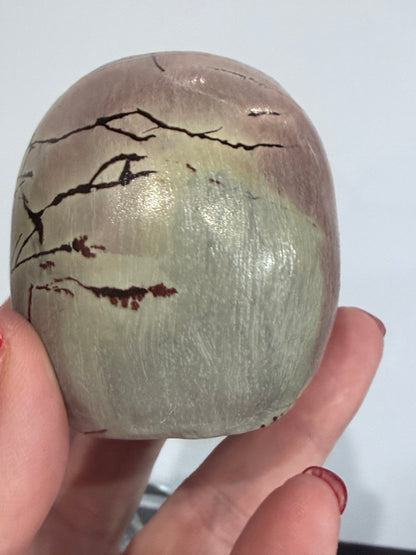 Picture Jasper Skull Carving – 338g