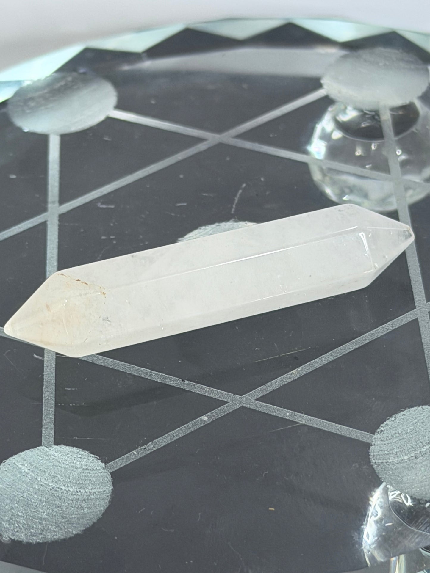 Clear Quartz Double Terminated Crystal Point – 5 cm
