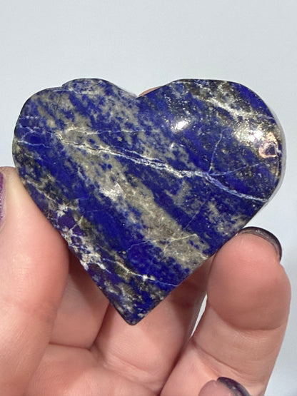 Lapis Lazuli Self-Standing Heart F