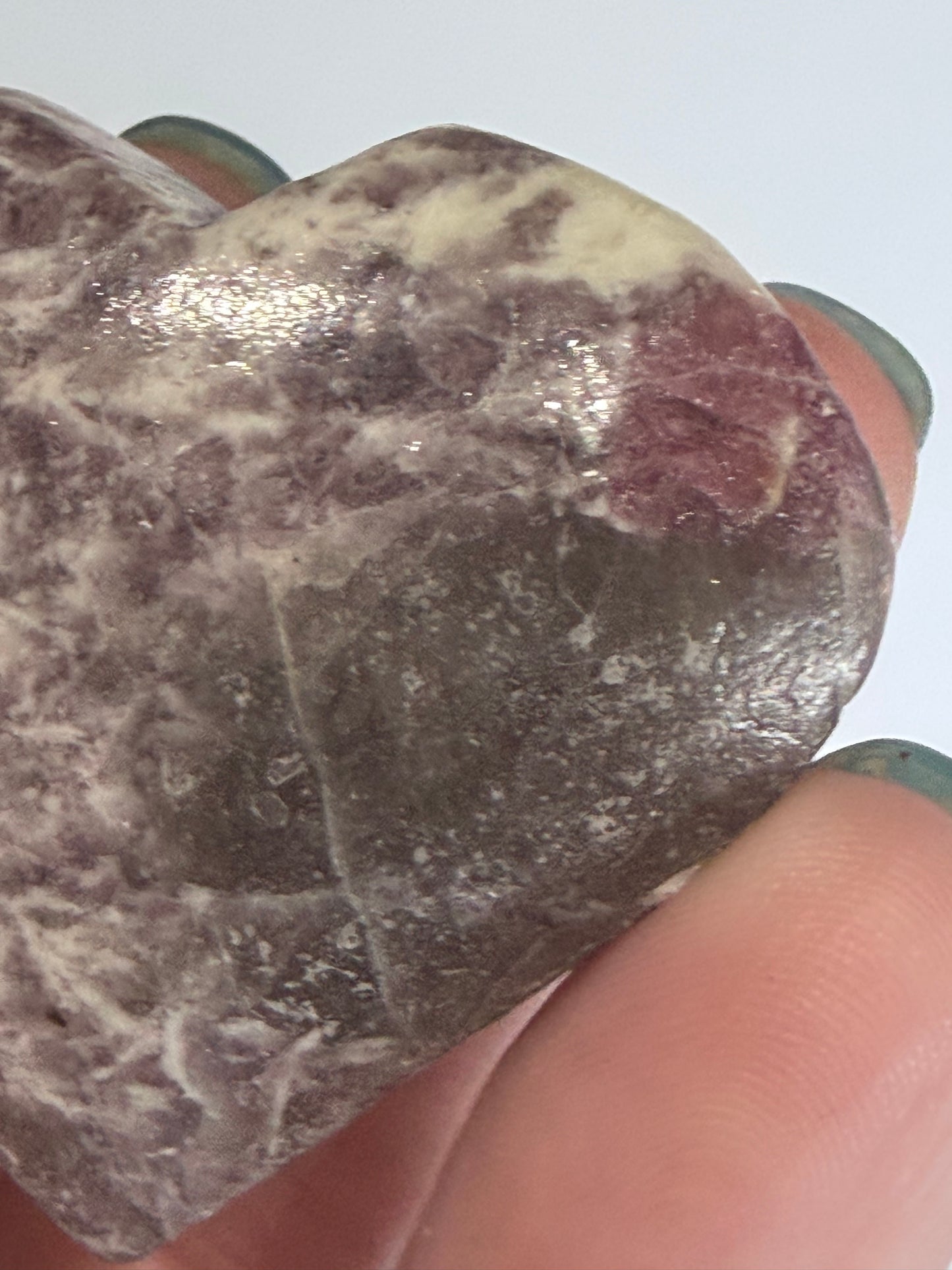 Pink Tourmaline in Matrix Heart A 5cm
