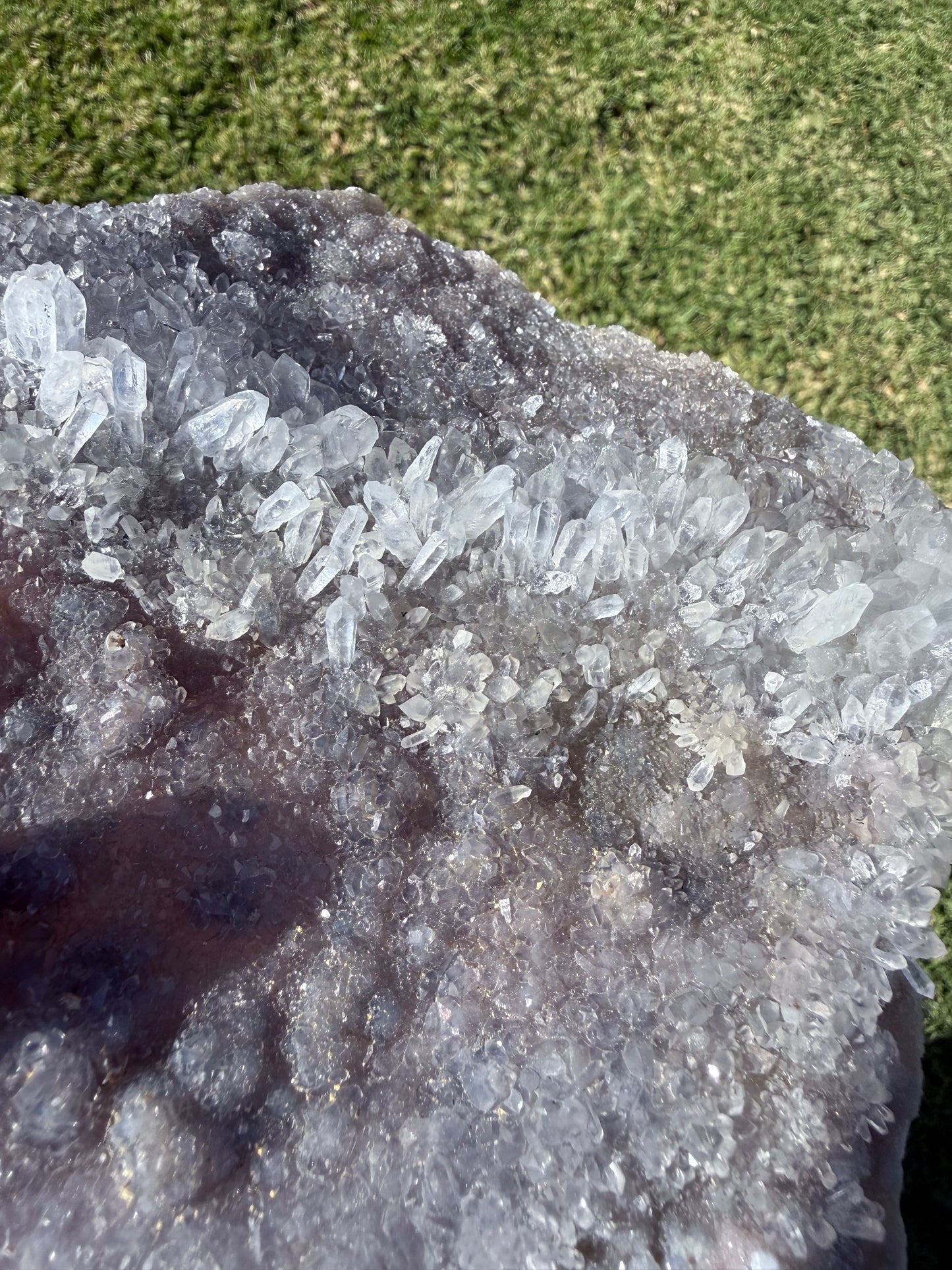 Flower Amethyst Cluster Plate