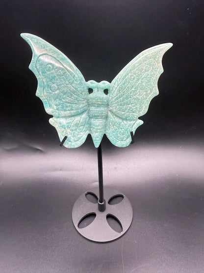Amazonite Butterfly on Stand