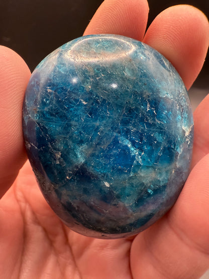 Blue Apatite Palm Stone