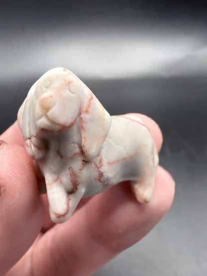 Crystal Sausage Dog Carvings