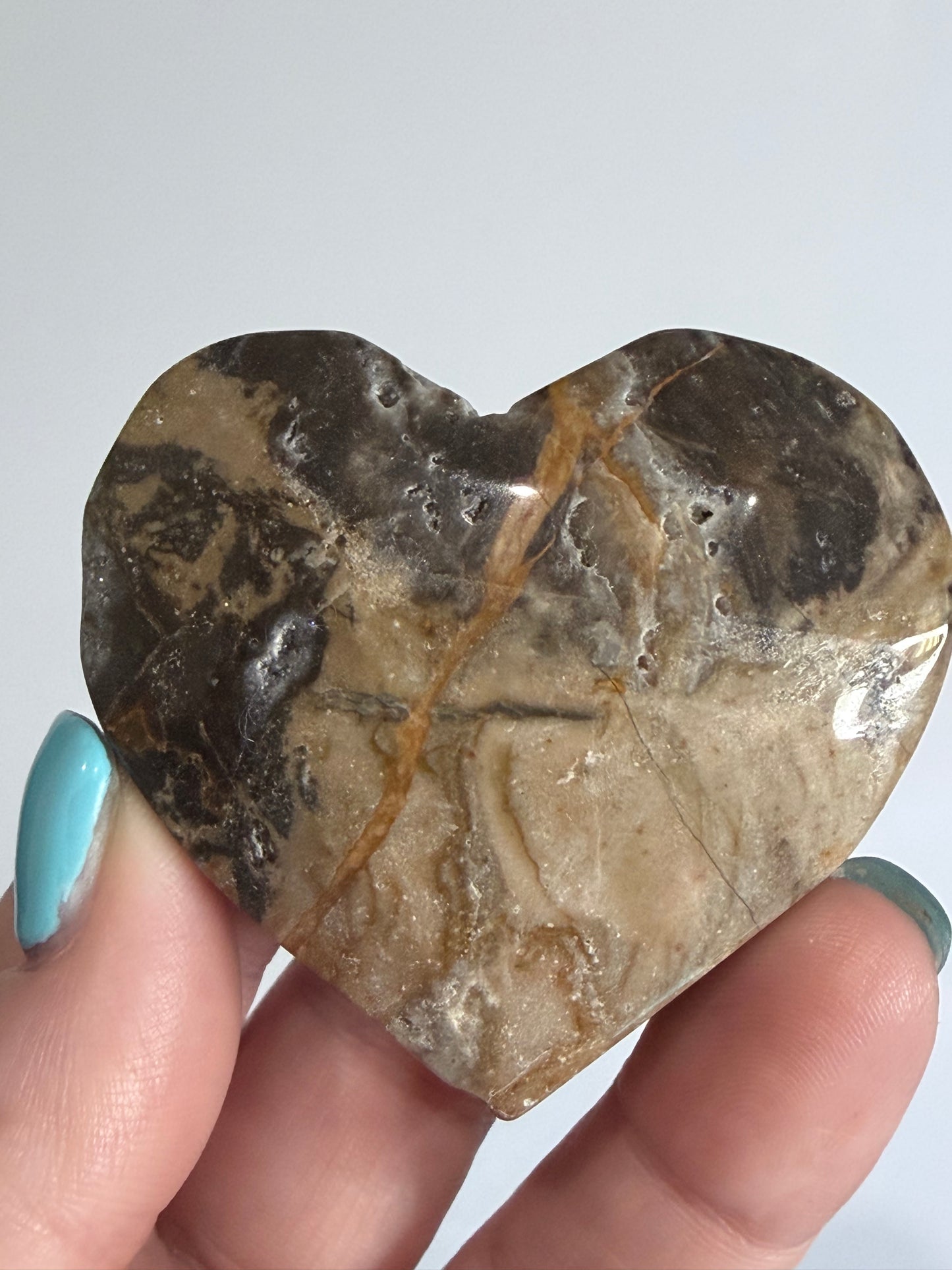 Sphalerite Free-Standing Heart – 90g C - 5.5cm