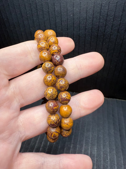 Elephant Skin Jasper 8mm Bracelet