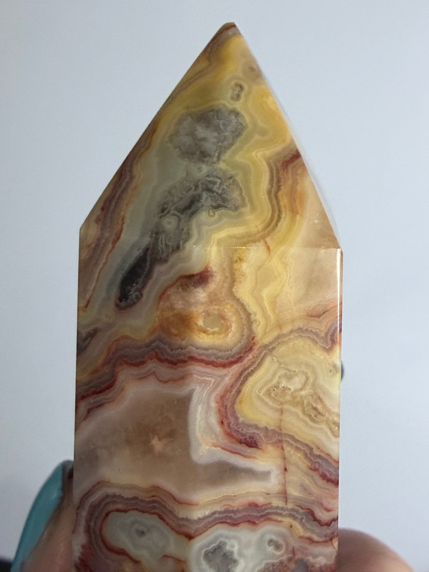 Crazy Lace Agate Tower – C -