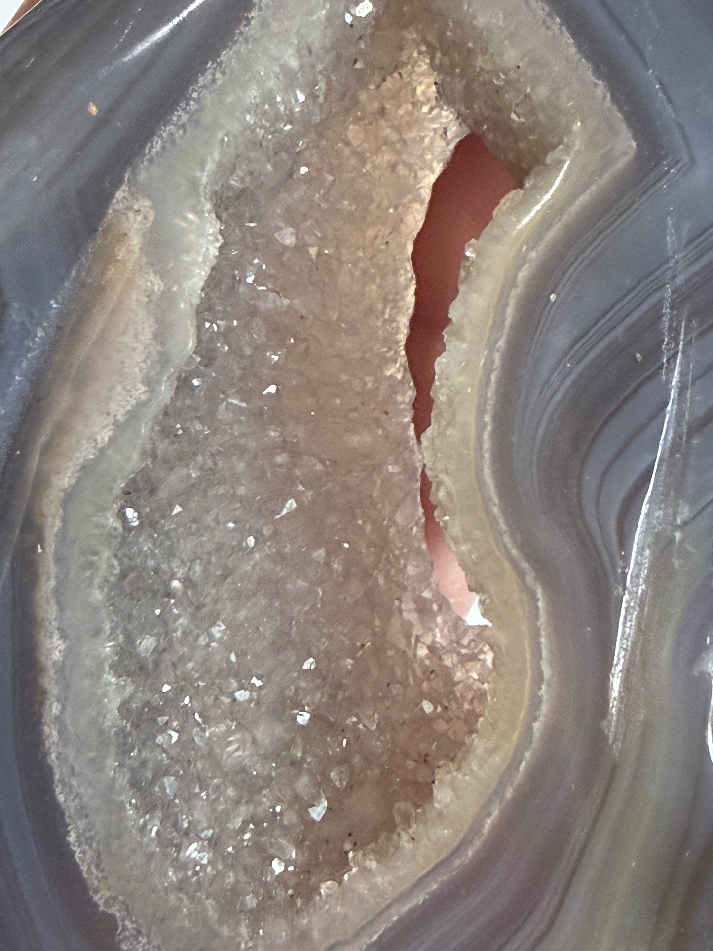 Agate Unicorn Druzy Carving – 10cm | 145g