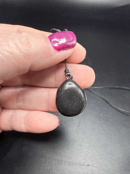 Shungite Pendant – Protection • Purification • Grounding