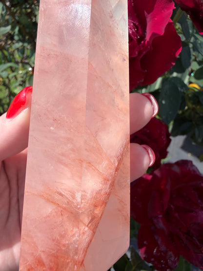 Fire Quartz Tower – 13.2cm | 292g