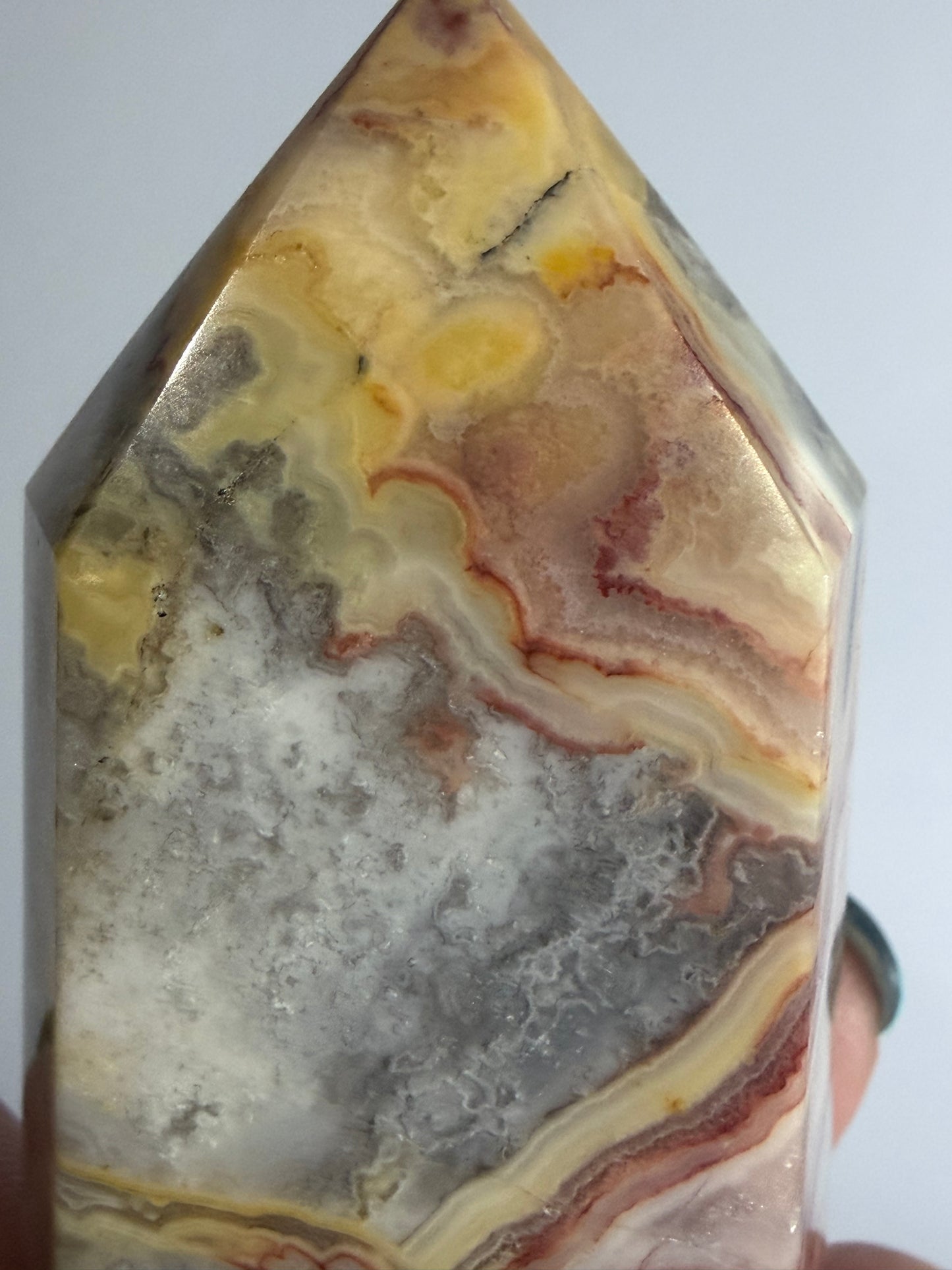 Crazy Lace Agate Tower – C -
