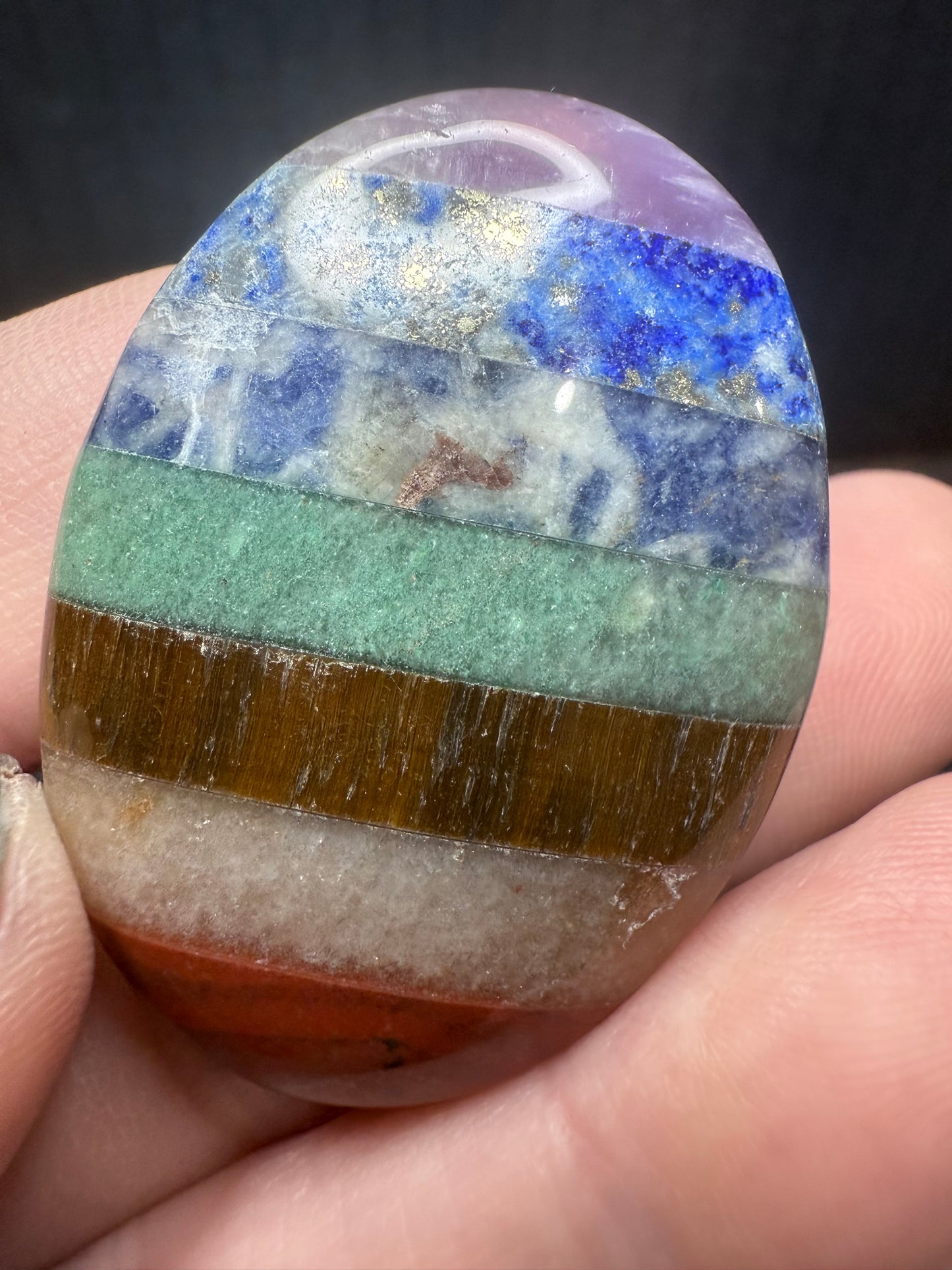 Worry Stone 7 chakras