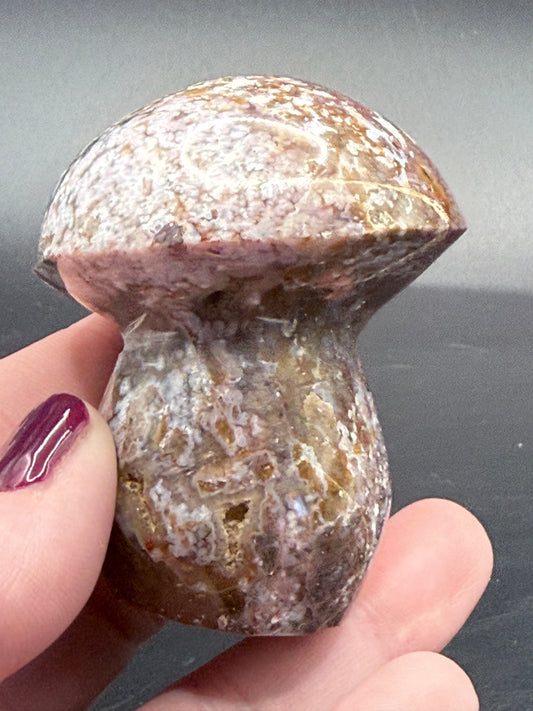 Ocean Jasper Mushroom Carving