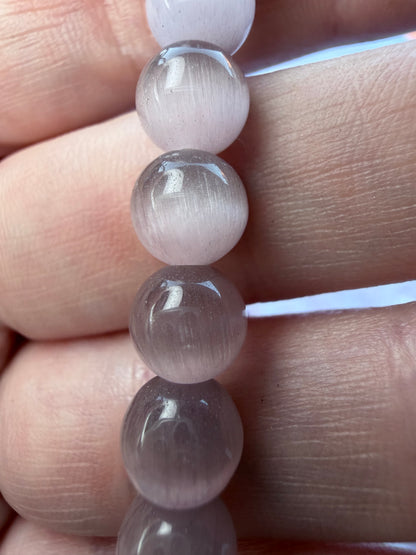 8mm Cat’s Eye Bracelet – Mauve/Lilac