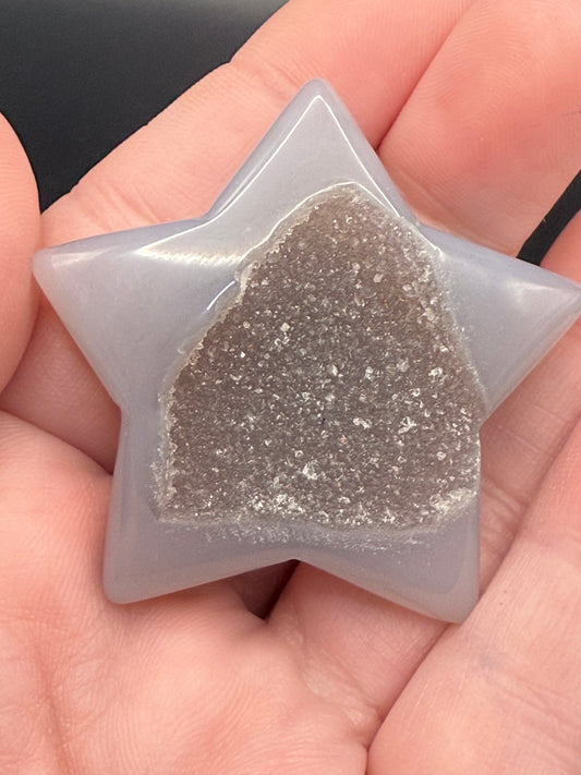 Druzy Agate Star