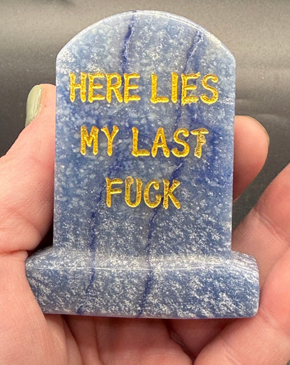 Blue Aventurine Tombstone