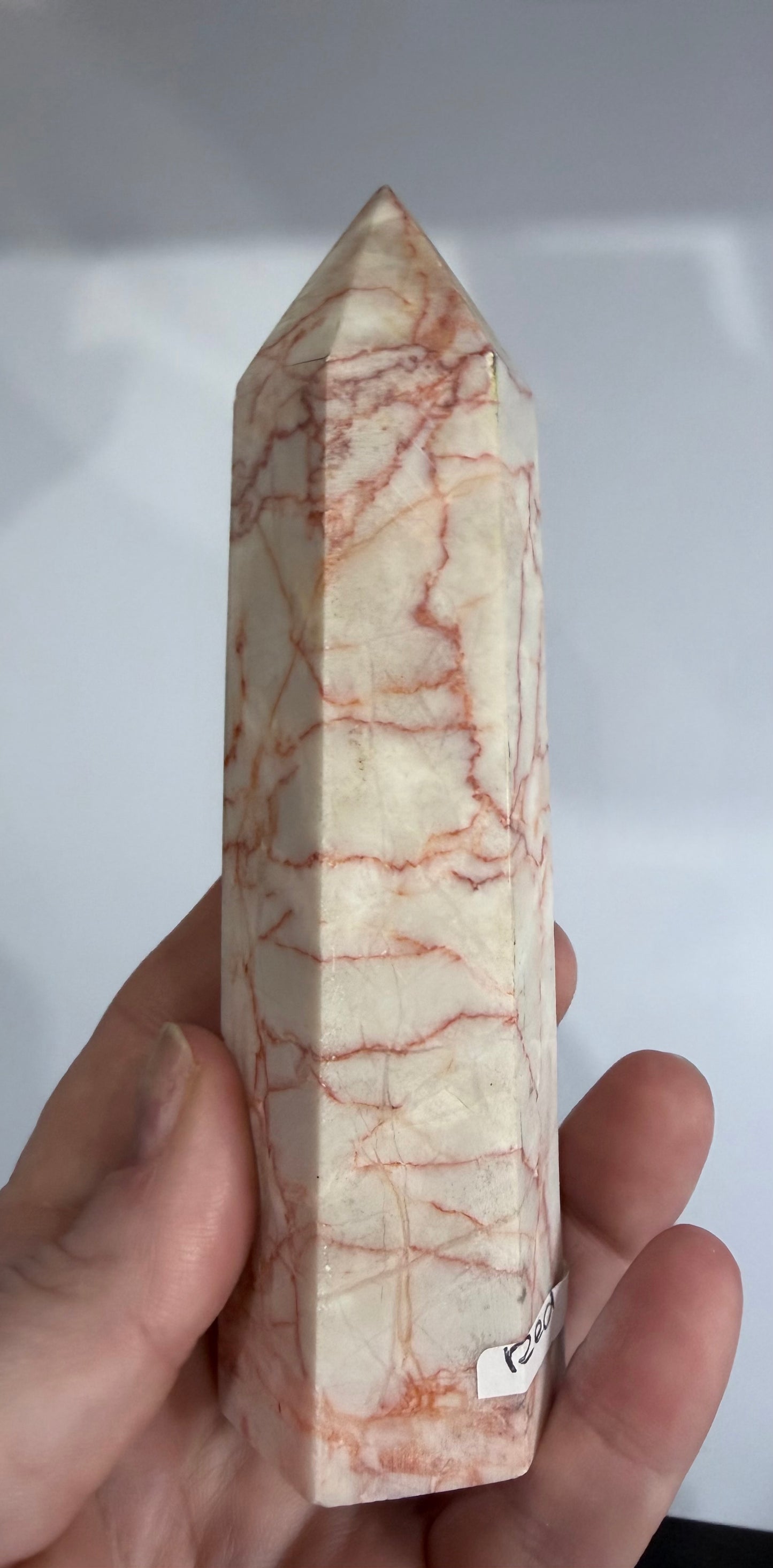 Red Vein Jasper Crystal Tower – 13.7cm | 298g E