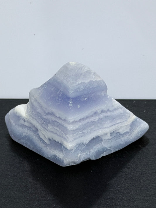 Blue Lace Agate Mini Freeform with Druzy F