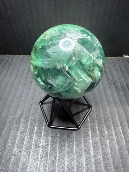 Green Fluorite Sphere