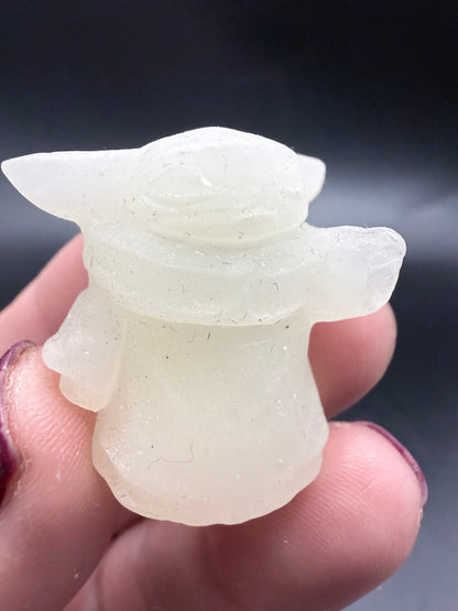 Baby Yoda (Grogu) Crystal Carvings