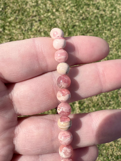 High Quality Rhodochrosite Bracelet – 7mm