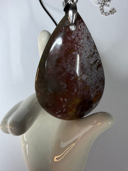 Poppy Jasper Pendant Necklace