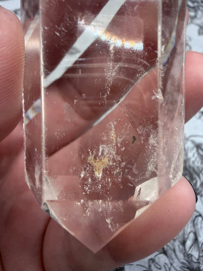Light Smokey Quartz Double Terminated Point with Inclusions (88g)