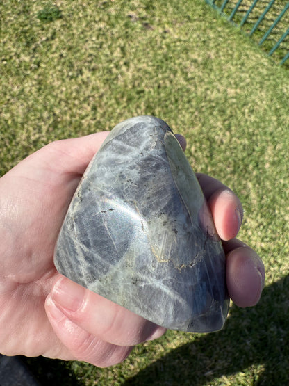 Polished Purple Flash Labradorite Freeform
