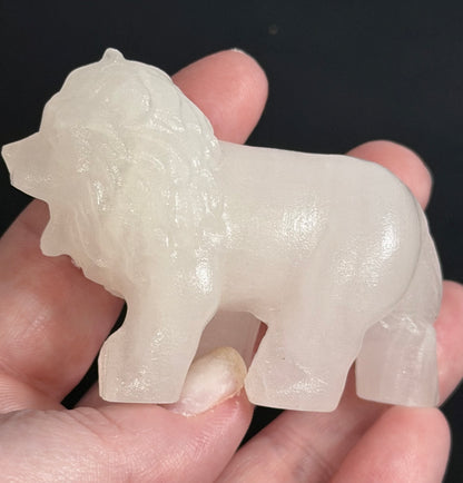 White Jade Lion Carving