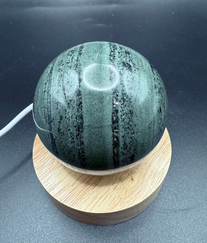 Green Hair Jasper Sphere – 6.3cm